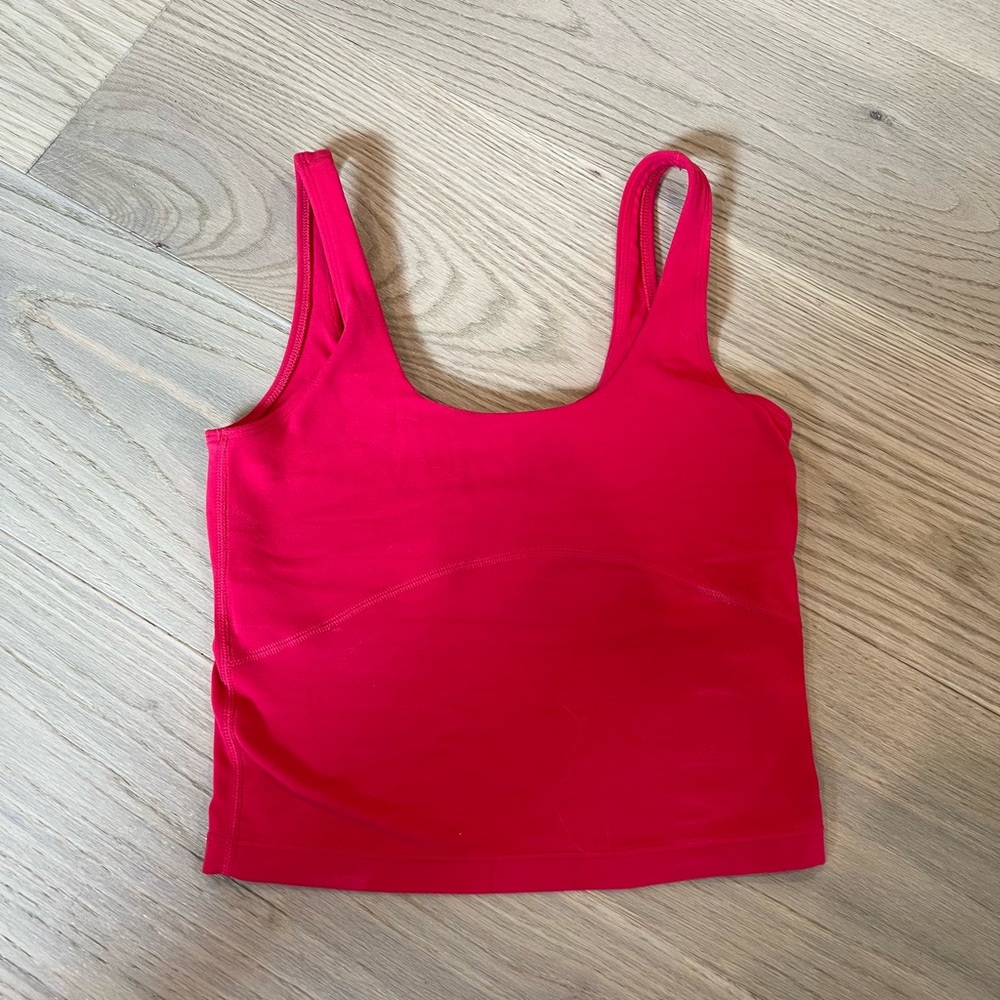 Aritzia Butter Tank Red